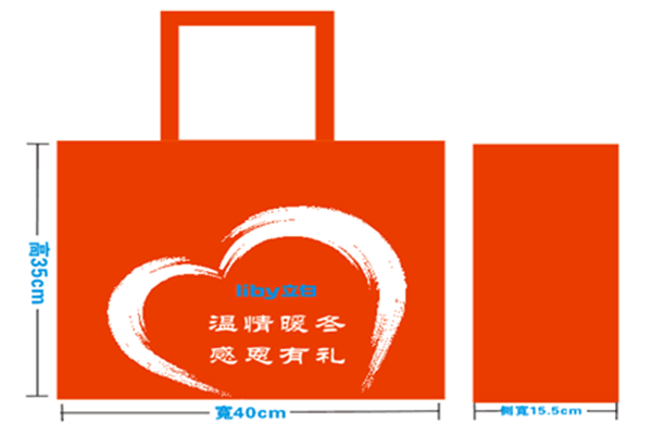 无纺布环保袋常见的尺寸