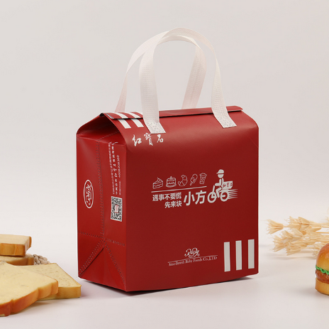 新款时尚保温包 手提便当包 便携学生餐包上班带饭包 铝箔保温袋